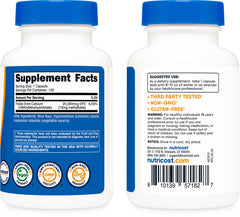 120-capsule Nutricost L-Methylfolate bottle on shelf for ongoing routine.