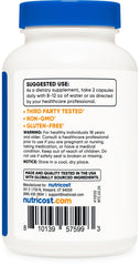 Nutricost Liposomal Vitamin C packaging conveying two-month supply convenience