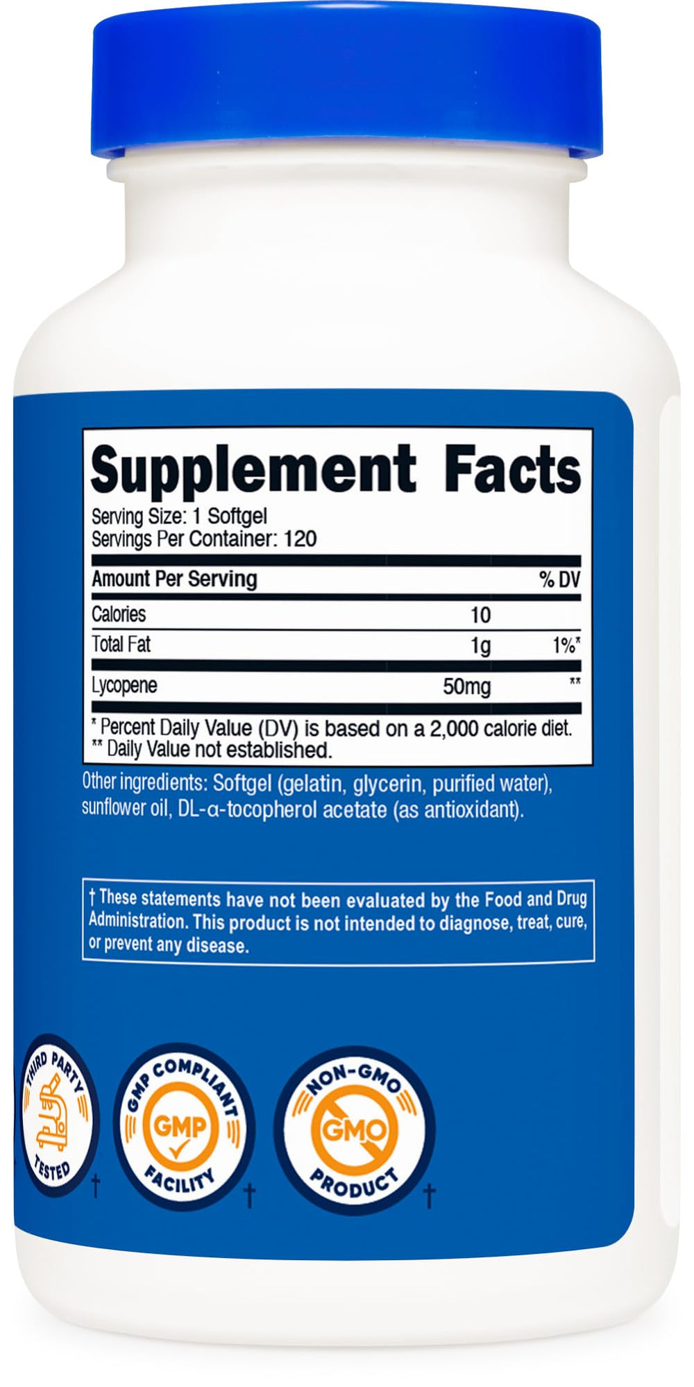 Nutricost Lycopene 50mg Softgels wellness routine shot for convenient daily use