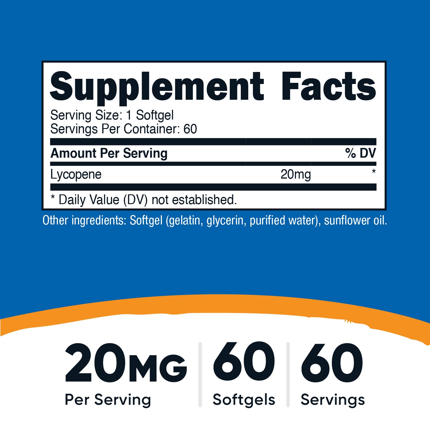 Pouring Nutricost Lycopene softgels for a simple daily supplement routine