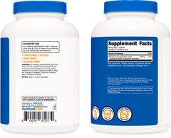 Nutricost Magnesium Complex dosage visuals suggesting reliable daily intake.