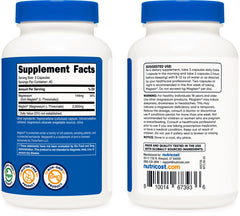 Nutricost Magtein label with ISO testing seal for third-party verification.