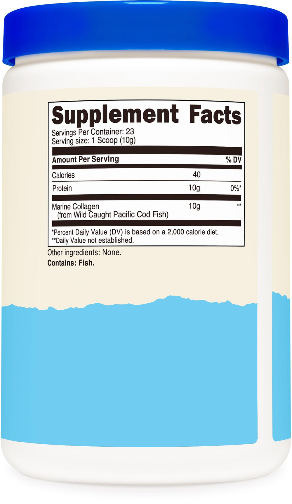 Nutricost Marine Collagen Wild Caught Fish NSF GMP certified badge