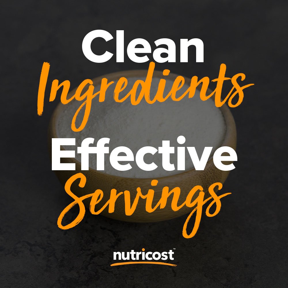 Nutricost Marine Collagen Wild Caught Fish powder mixing into a beverage