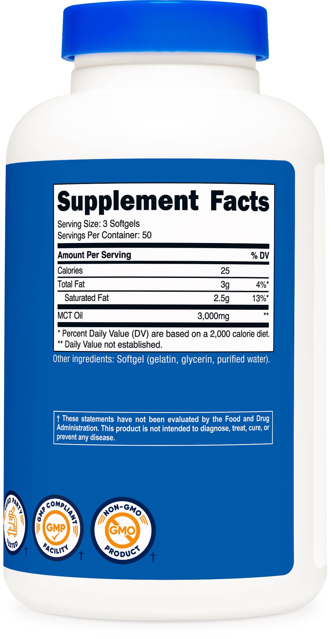 Nutricost MCT Oil Softgels on-the-go lifestyle scene suitable for busy keto routines.