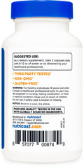 Nutricost Mucuna Pruriens label highlighting GMP quality.