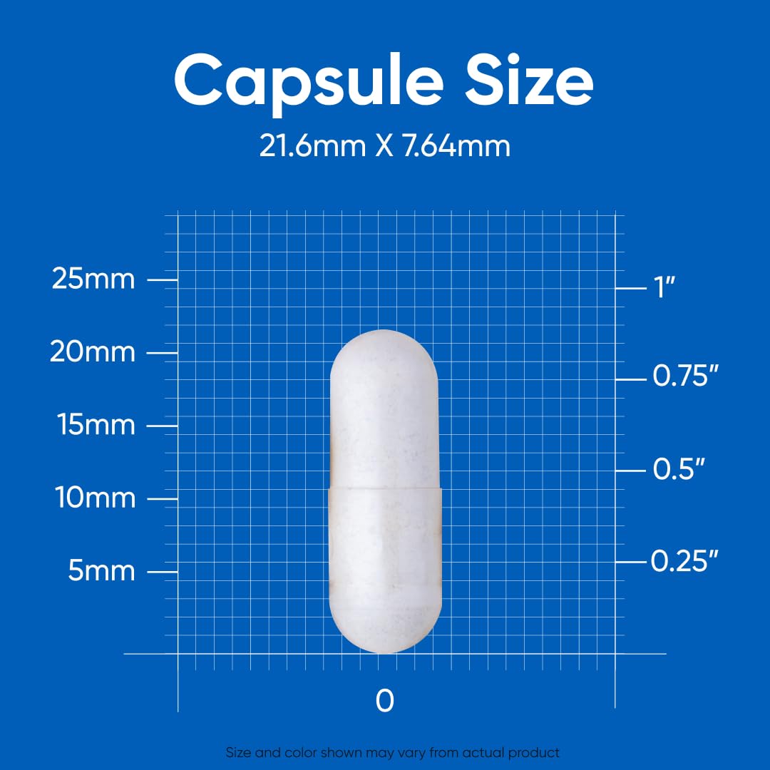 Nutricost NAD+ serving size of 60 capsules per bottle.