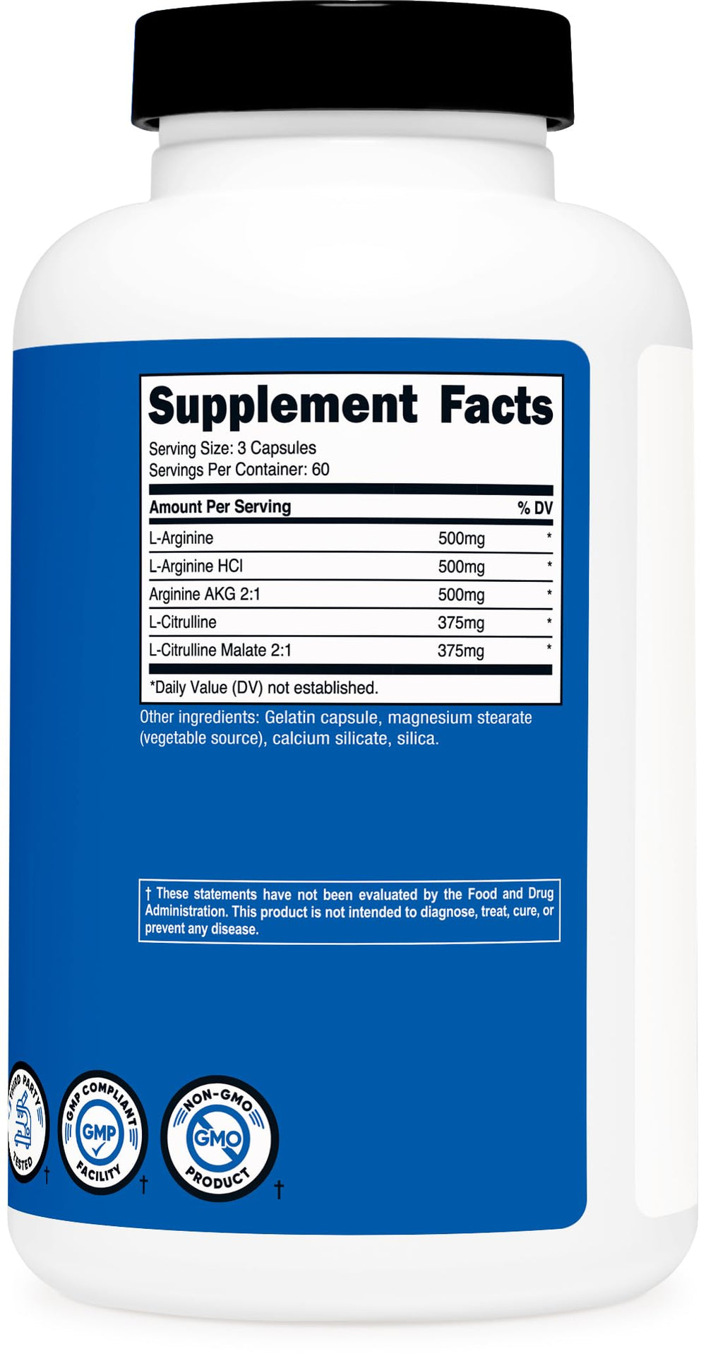 Nutricost Nitric Oxide Booster being used during a gym session for workout support.