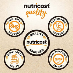 Nutricost Organic Chlorella bottle and tablets shown together for daily use.