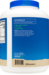 Nutricost Organic Pea Protein Isolate label showing organic and gluten-free features