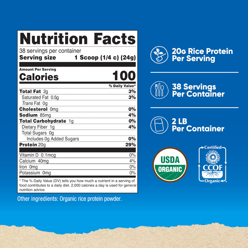 Nutricost Rice Protein Powder in shaker shows easy smooth blending.