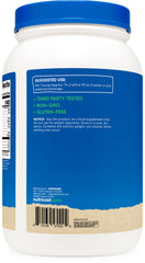 Gluten-free label on Nutricost packaging.