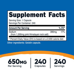 Nutricost capsules in hand, convenient one-capsule serving for daily use.