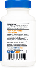 Nutricost Policosanol gluten free label highlighting dietary features