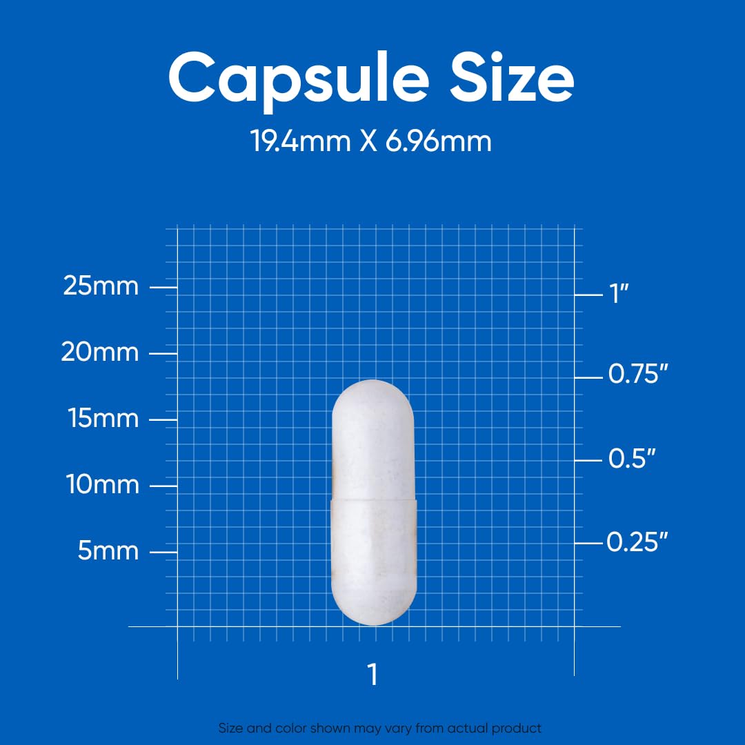 Nutrition facts panel showing potassium citrate per capsule.