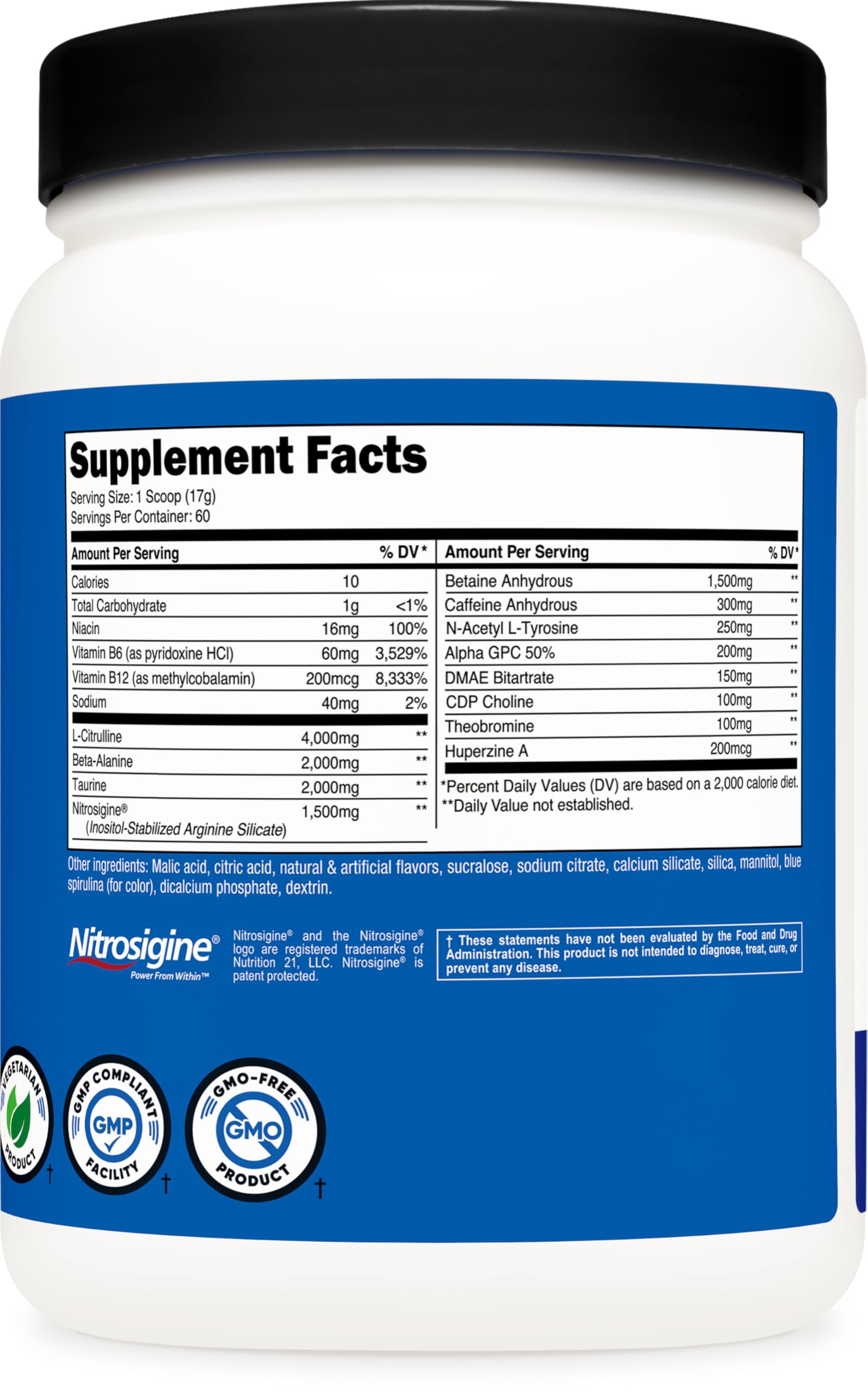 Nutricost Pre-X Xtreme mixed with water in a glass for a balanced pre-workout ritual