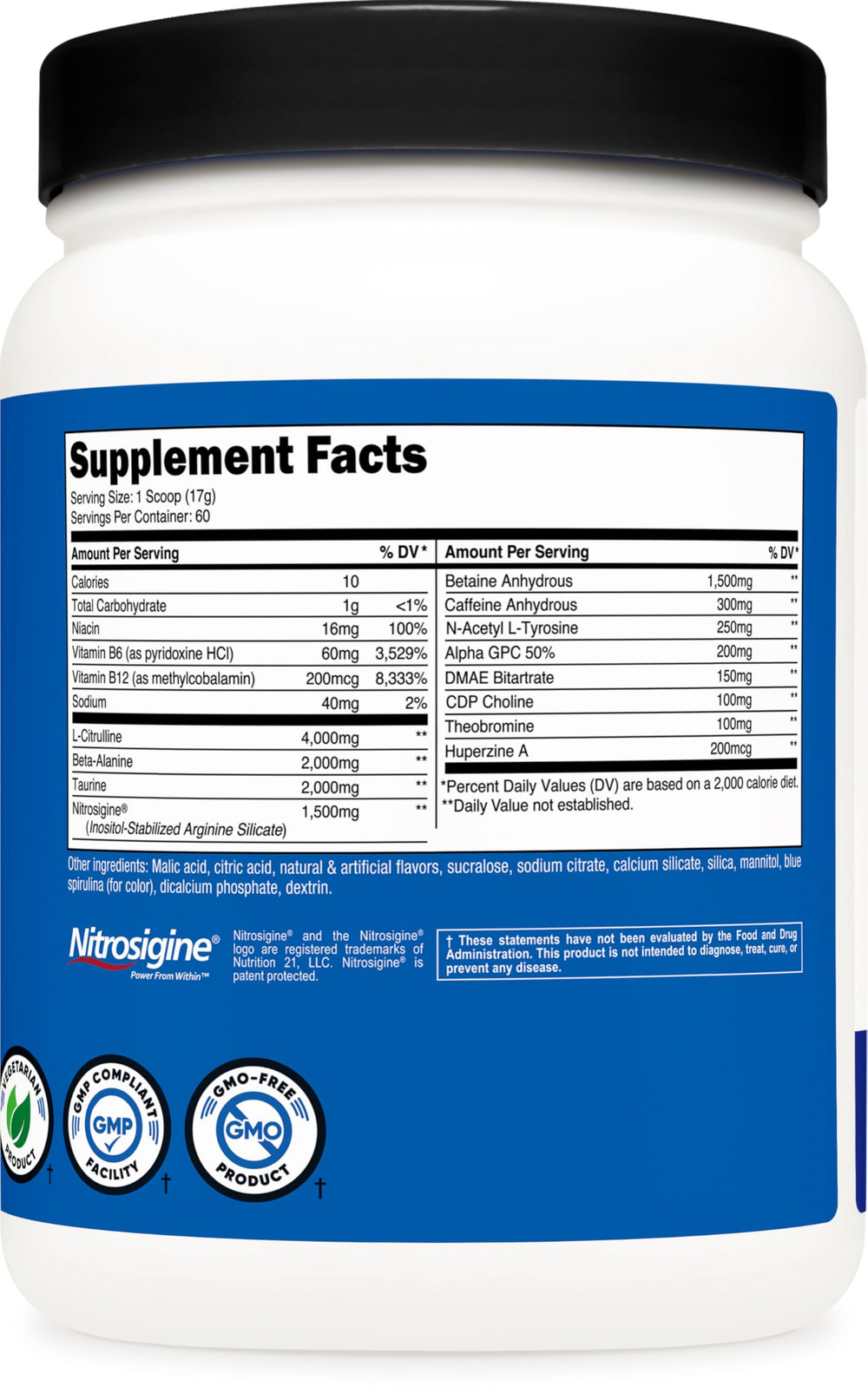 Nutricost Pre-X Xtreme mixed with water in a glass for a balanced pre-workout ritual