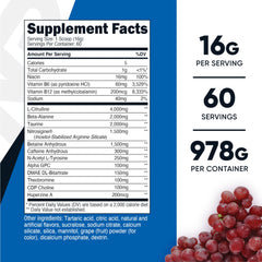 Nutricost Pre-X Xtreme scoop inside the tub for easy dosing