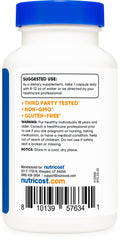 Nutricost Red Clover Blossoms packaging highlighting the bottle and serving information