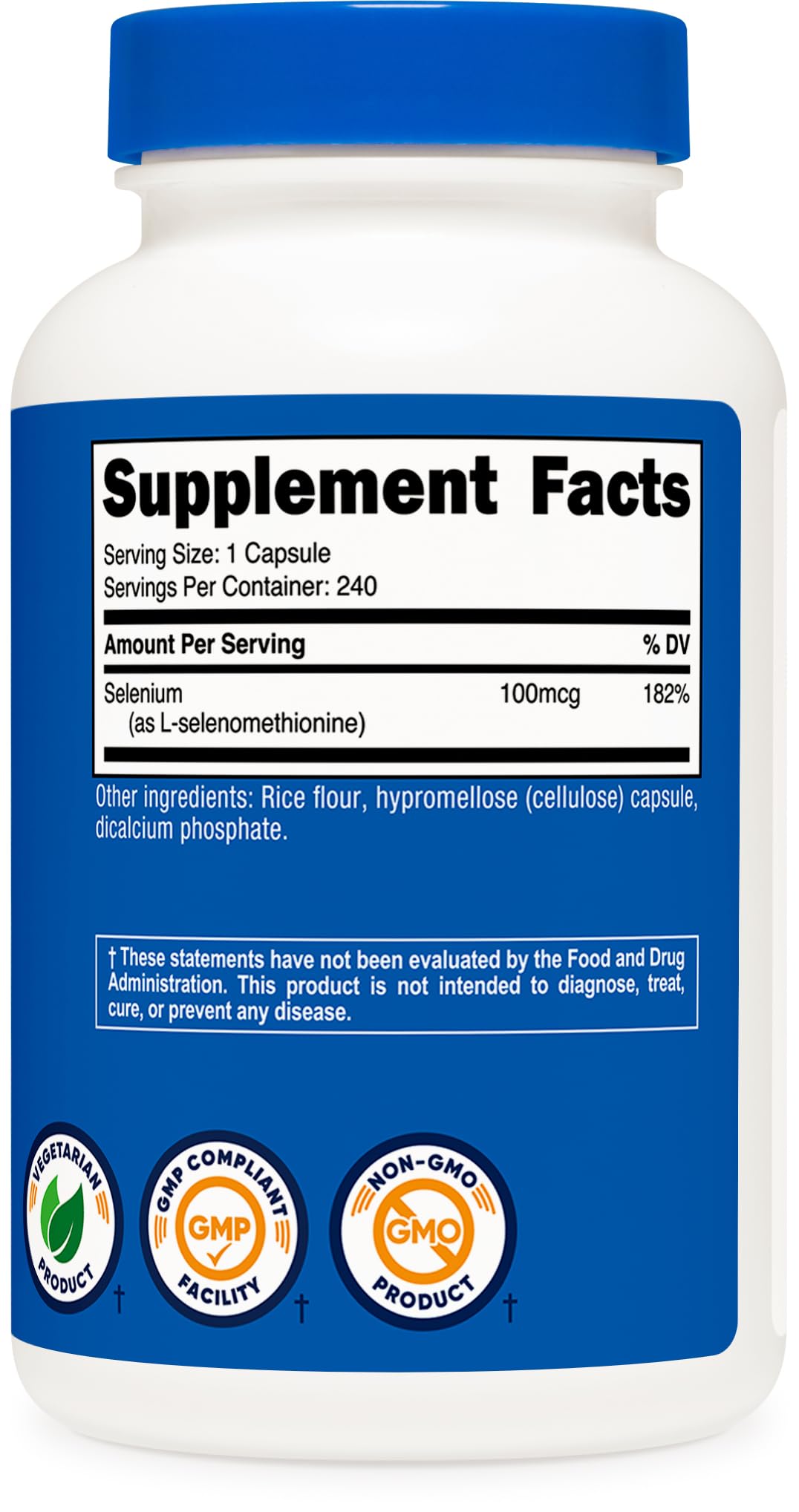 Nutricost selenium bottle in kitchen setting for daily routine
