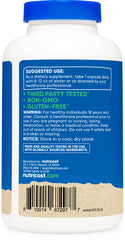 Nutricost Shatavari 600mg organic certification seal on the bottle