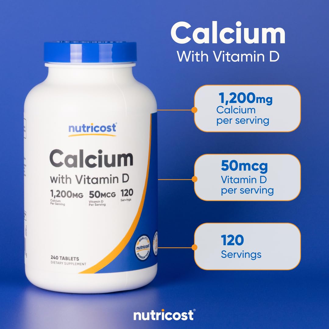 Nutricost third-party tested seal on label
