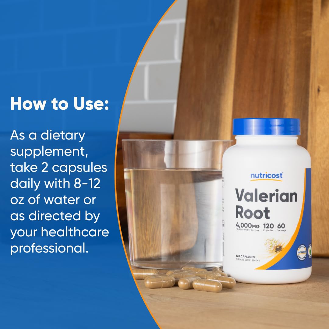 Nutricost Valerian Root Capsules facility seals NSF GMP FDA