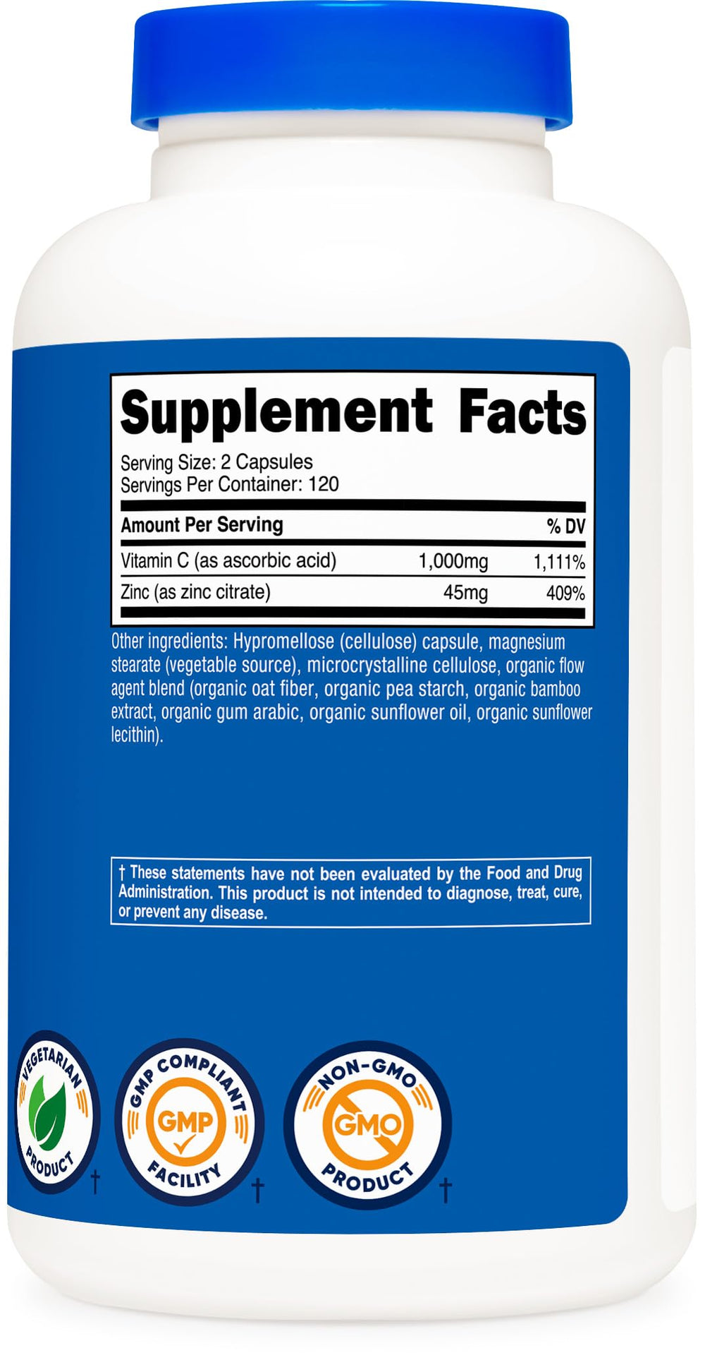 Nutricost bottle with glass emphasizes on-the-go supplementation