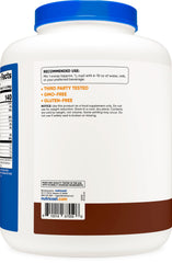Nutricost Grass-Fed Whey Concentrate Chocolate powder jar highlights undenatured dairy protein