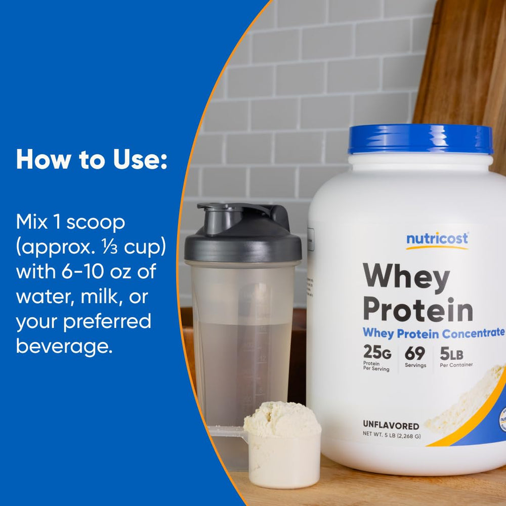 Nutricost 5 lb bottle offering value for daily protein routines