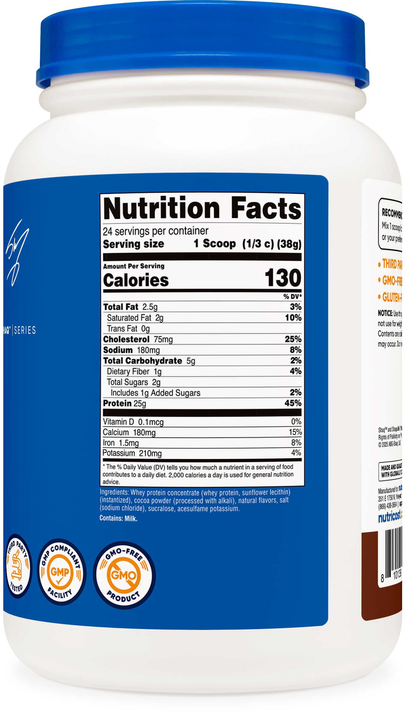 Nutricost ingredients are GMO-free and gluten-free for a trusted formula.