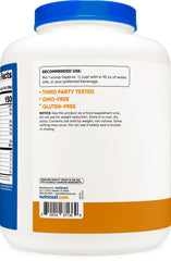 Nutricost facility quality badge indicating GMP and FDA registration.