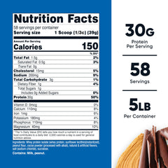 Nutricost whey isolate scoop with chocolate peanut butter powder for quick shakes.