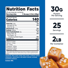 Nutricost salted caramel powder awaits, ideal for shakes and smoothies.