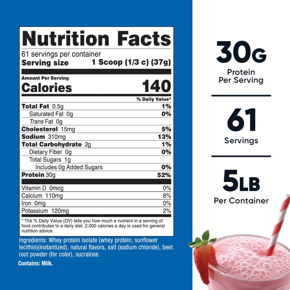 Nutricost scoop measuring 30 g protein per serving.