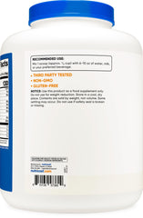 Nutricost Whey Protein Isolate unflavored nutrition label shows 30 g per serving.