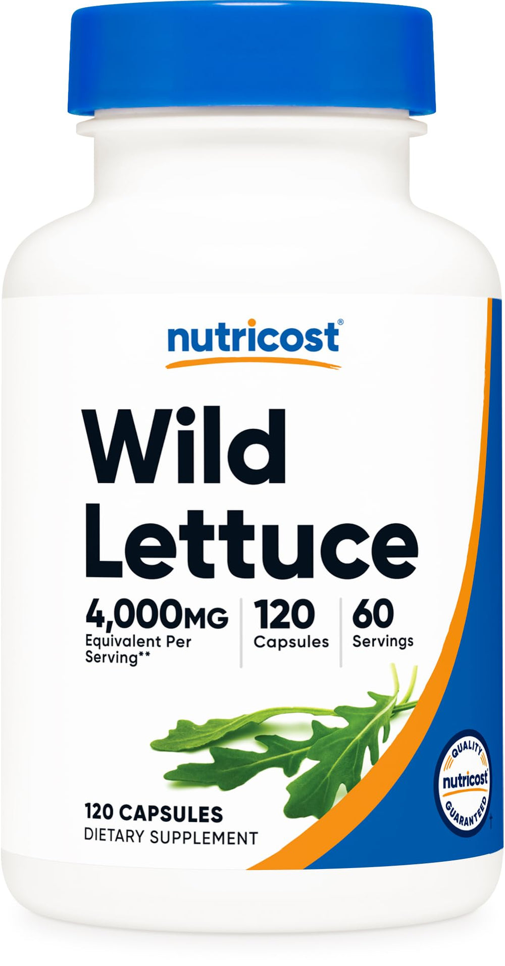 Nutricost Wild Lettuce Extract bottle with capsules for daily wellness