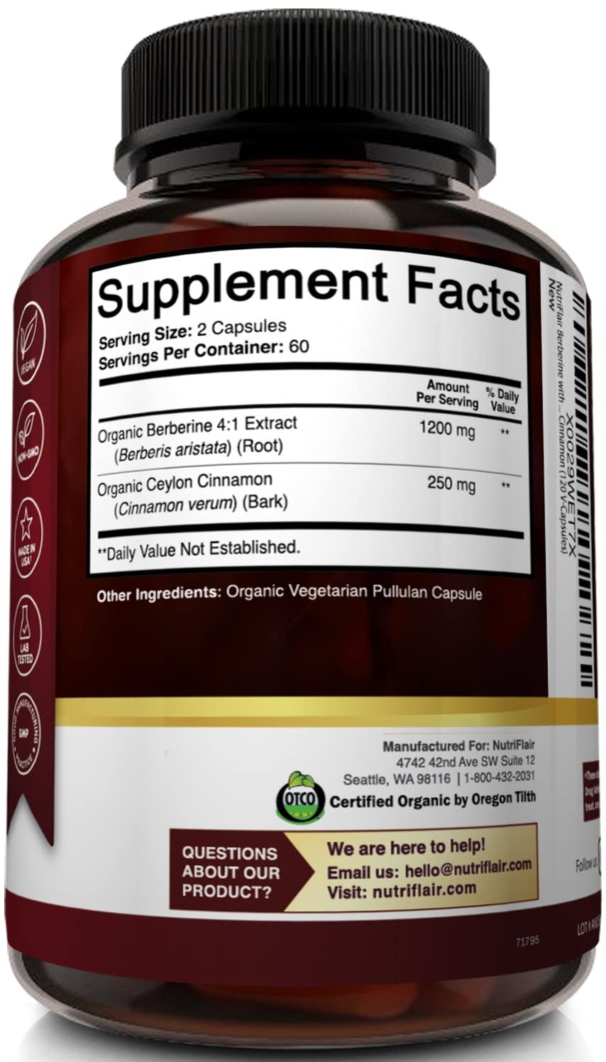 NutriFlair daily dose capsules ready for routine use.