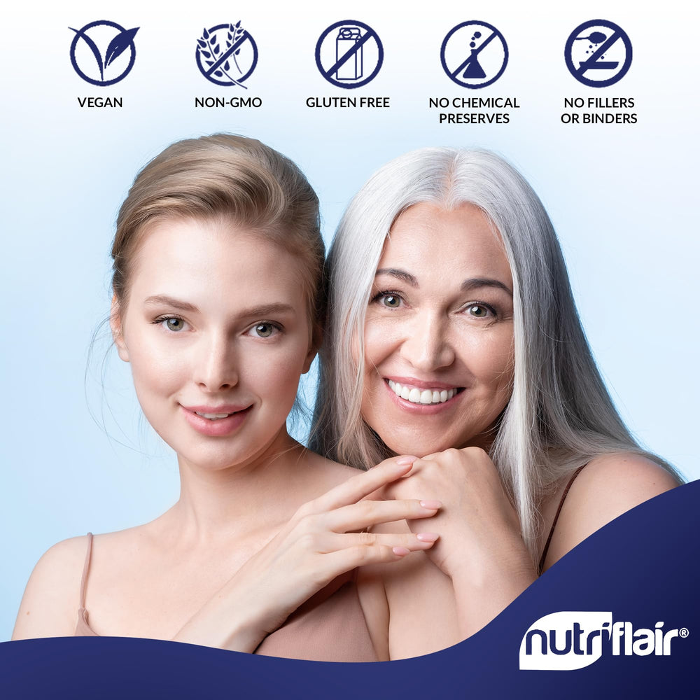 NutriFlair satisfaction assurance seal conveys brand confidence.