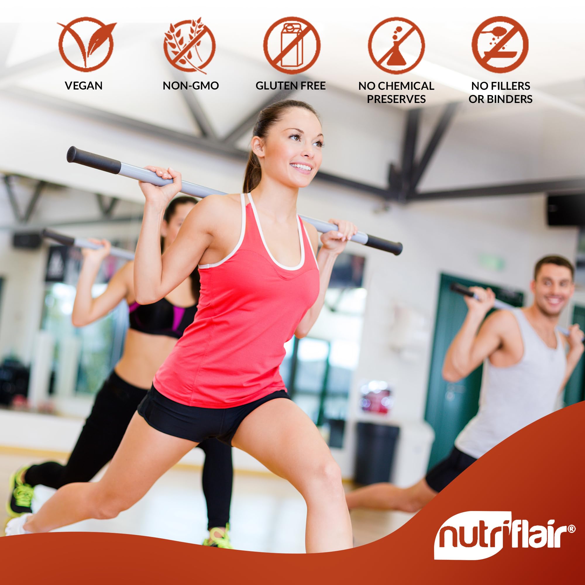 NutriFlair third-party testing badge ensures purity and potency