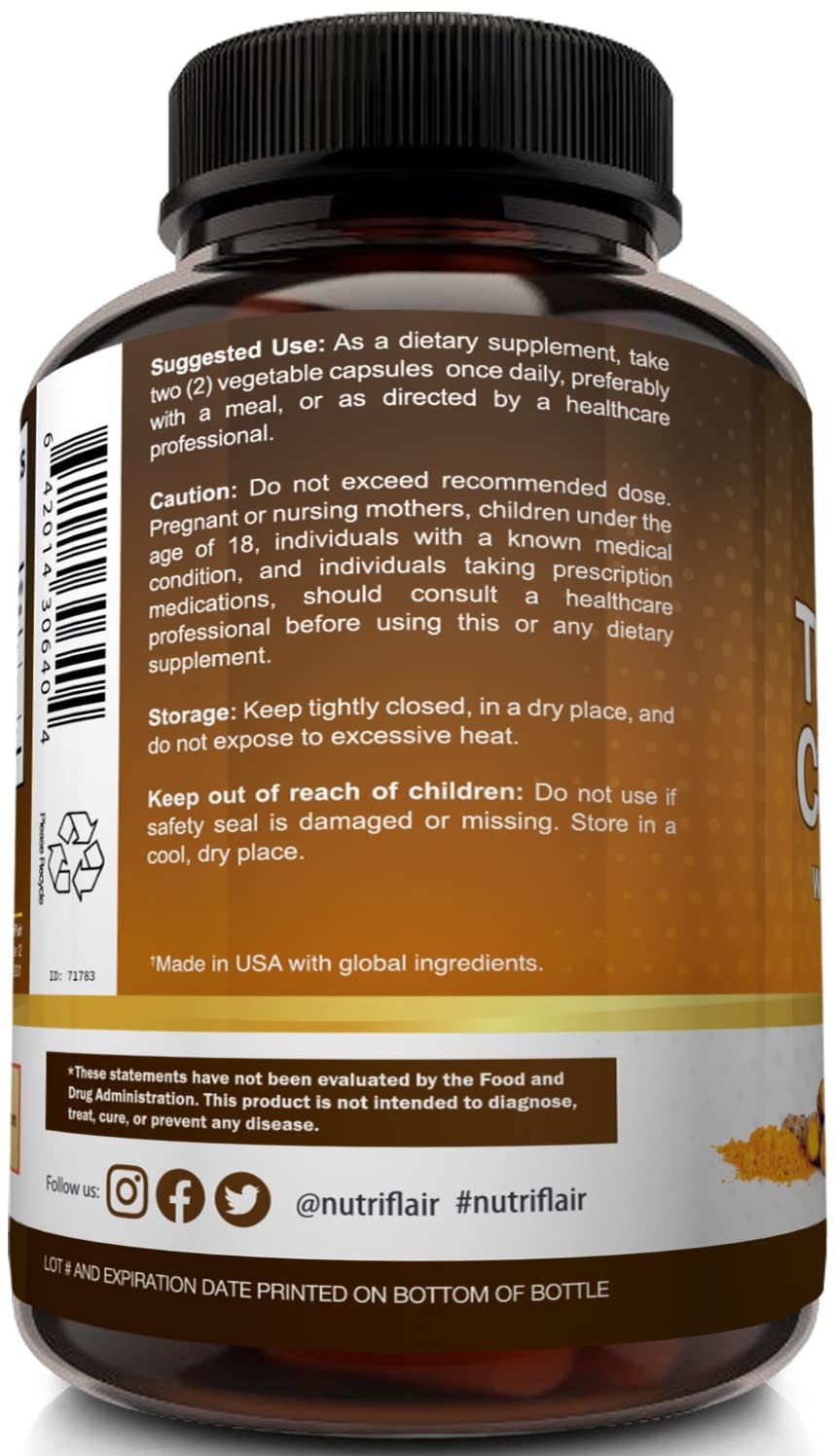 NutriFlair USA manufacturing facility seal indicating strict production standards.