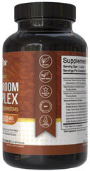 NutriFlair 10-mushrooms blend label signaling immune and energy support