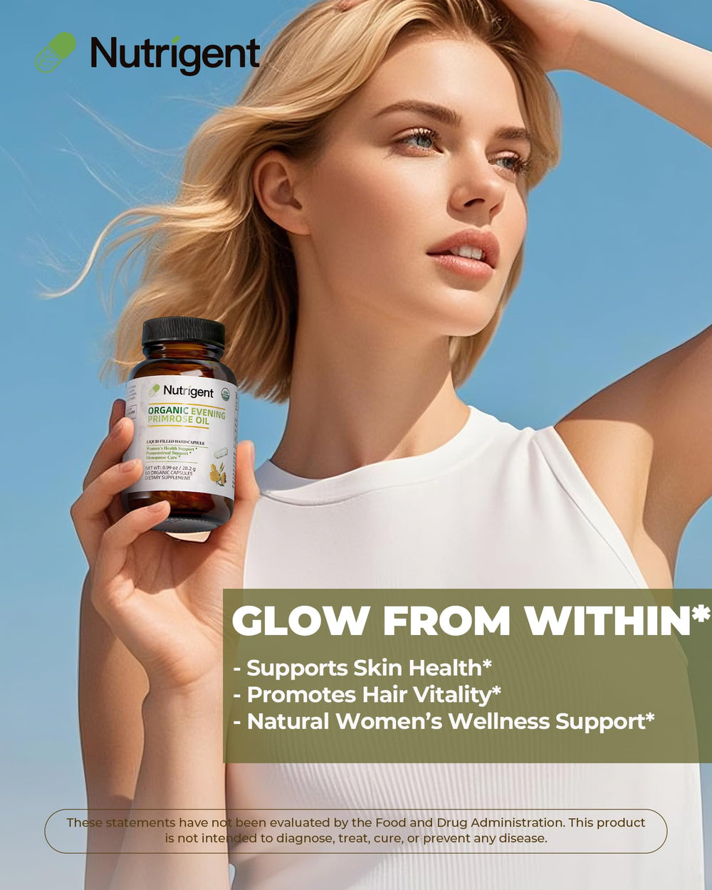 Nutrigent Premium organic primrose oil collection for daily wellness