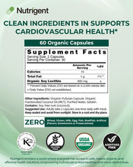 Nutrigent usda organic certification seal image communicates trusted organic credentials.