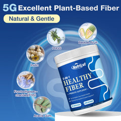 NutriGut fiber scoop measuring 5g per serving for consistency