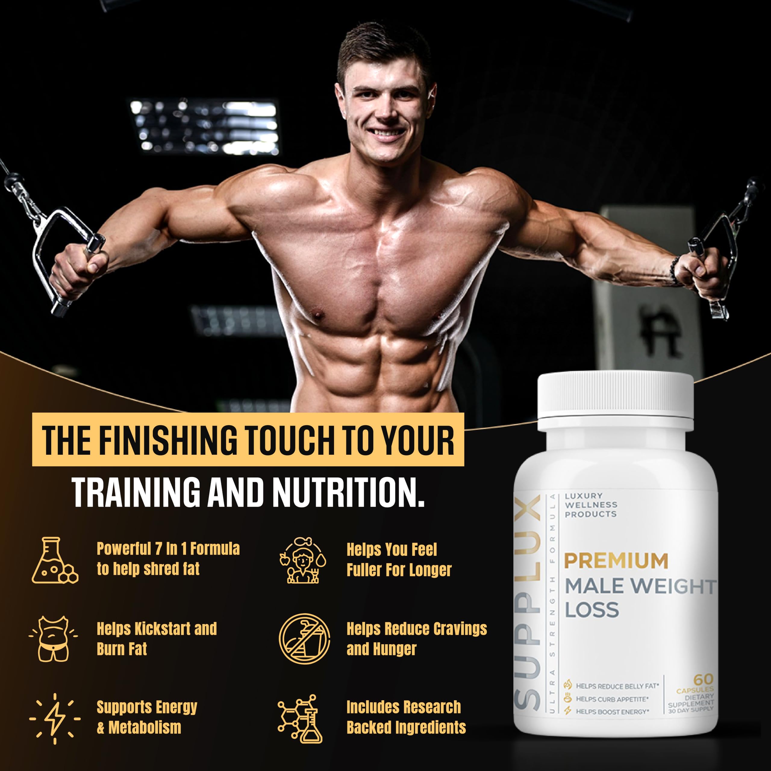 Nutrimend IQ Premium capsules on a clean surface, easy to swallow