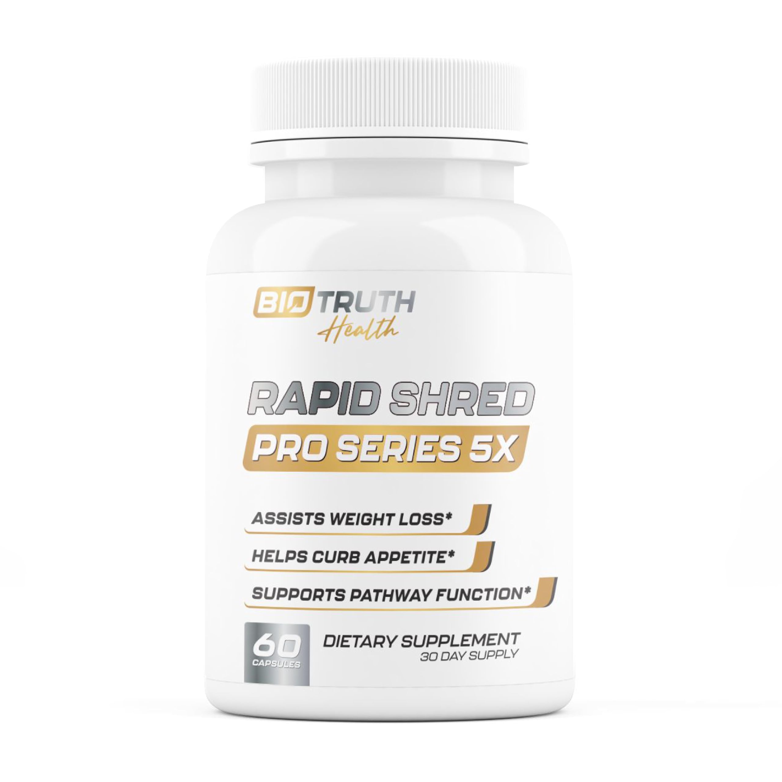 Nutrimend IQ Rapid Shred Pro Series 5X bottle front for daily energy and metabolism support.