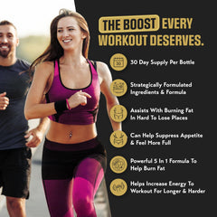 Nutrimend IQ Rapid Shred Pro Series 5X ingredients panel highlights premium blend.
