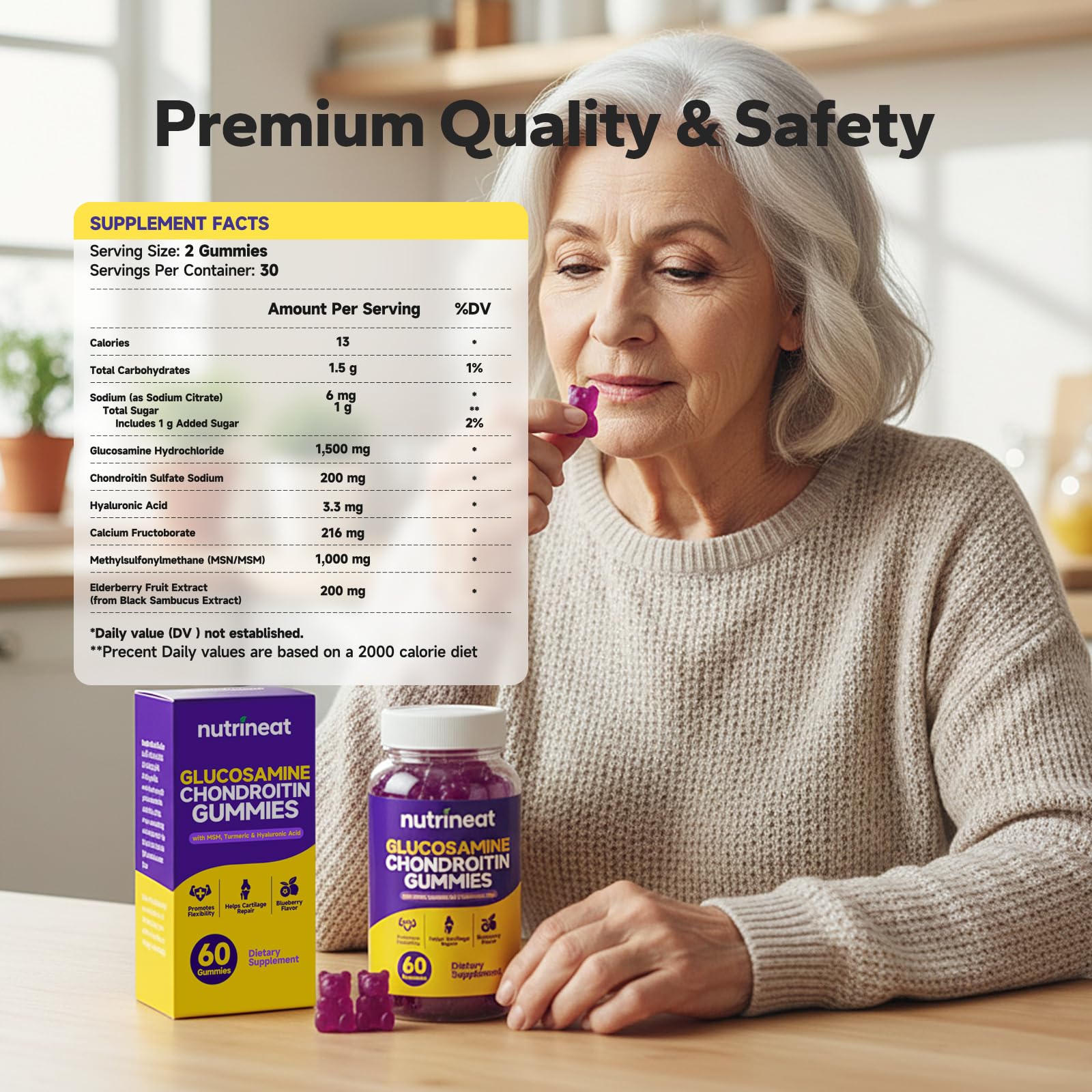 NutriNeat packaging highlights non GMO and allergen friendly features.