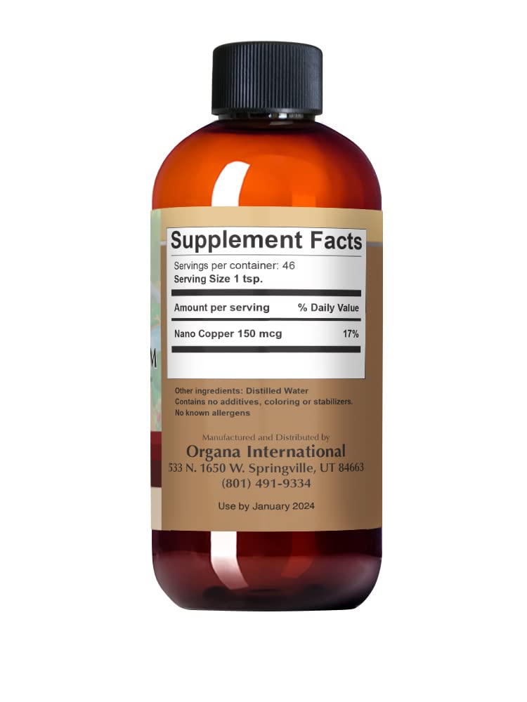 NutriNoche Organa copper quality-control seal communicates purity and safety assurance.